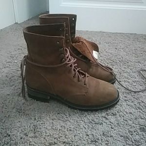 Vintage Leather Combat Boots